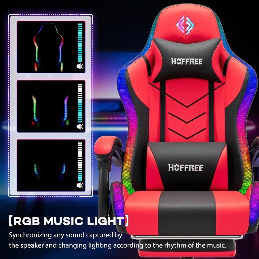 RGB Gaming Chair with Speakers - огляд і ціна Speakers